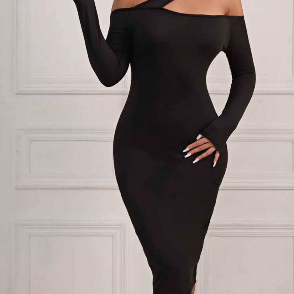 Black Bodycon Sexy Dress
